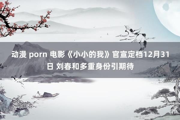 动漫 porn 电影《小小的我》官宣定档12月31日 刘春和多重身份引期待